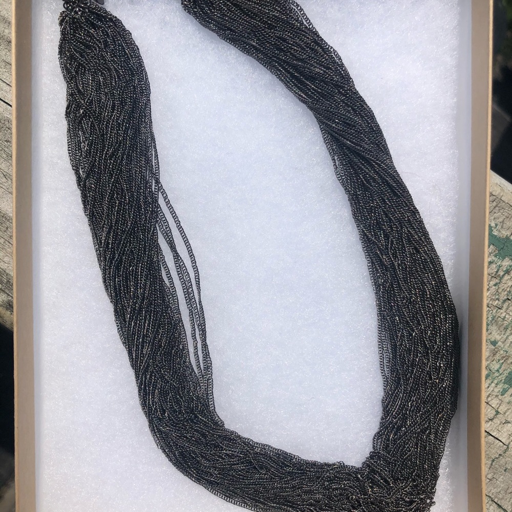 Liquid metal necklace